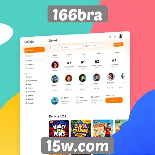 Análise da interface do site 166bra para jogadores
